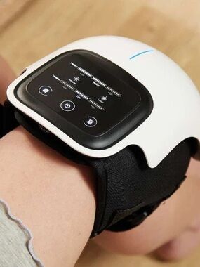 Knee Massager Wireless Heated Knee Brace Infrared Vibration Pain Relief Therapy